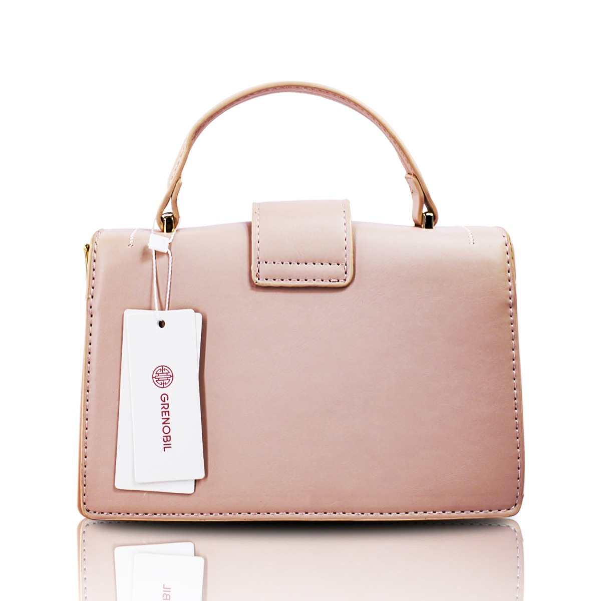 Bolso Rosa De Hombro Y Mano Crosbody Para Mujer