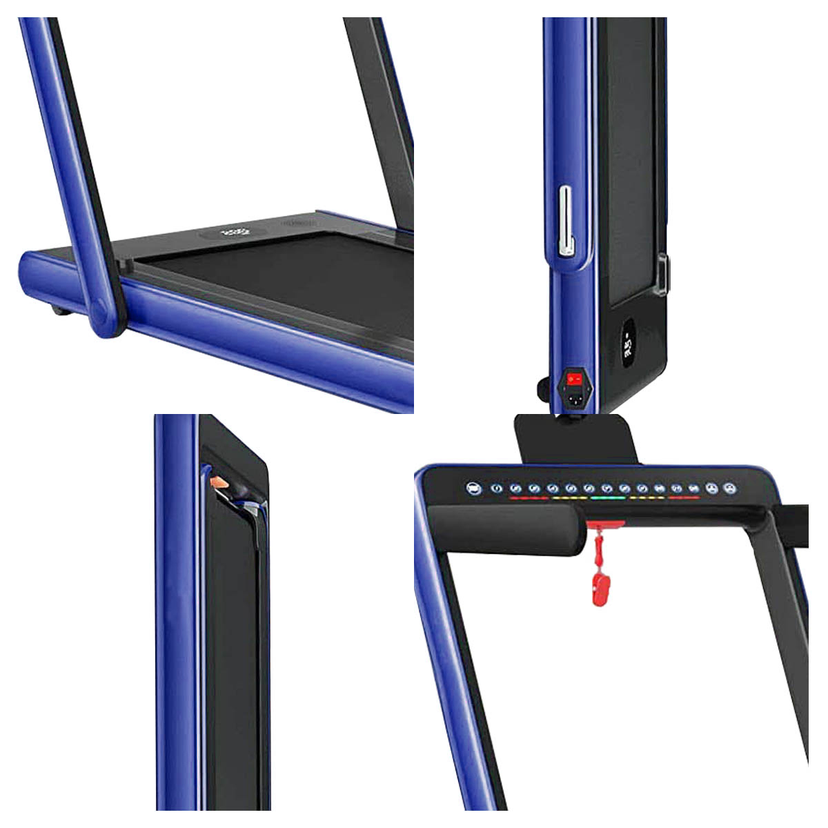 Caminadora Eléctrica SERVAL Level Fitness 2 En 1 110v Color Azul