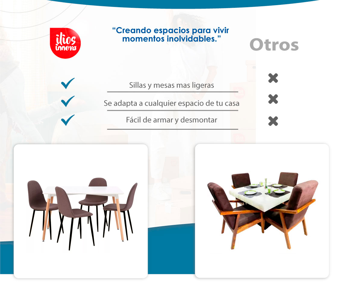 COMEDOR RECTANGULAR PARA 4 PERSONAS CON SILLAS ... SET DE COMERDOR 5 PIEZAS DE MADERA Y SILLAS TAPIZADAS