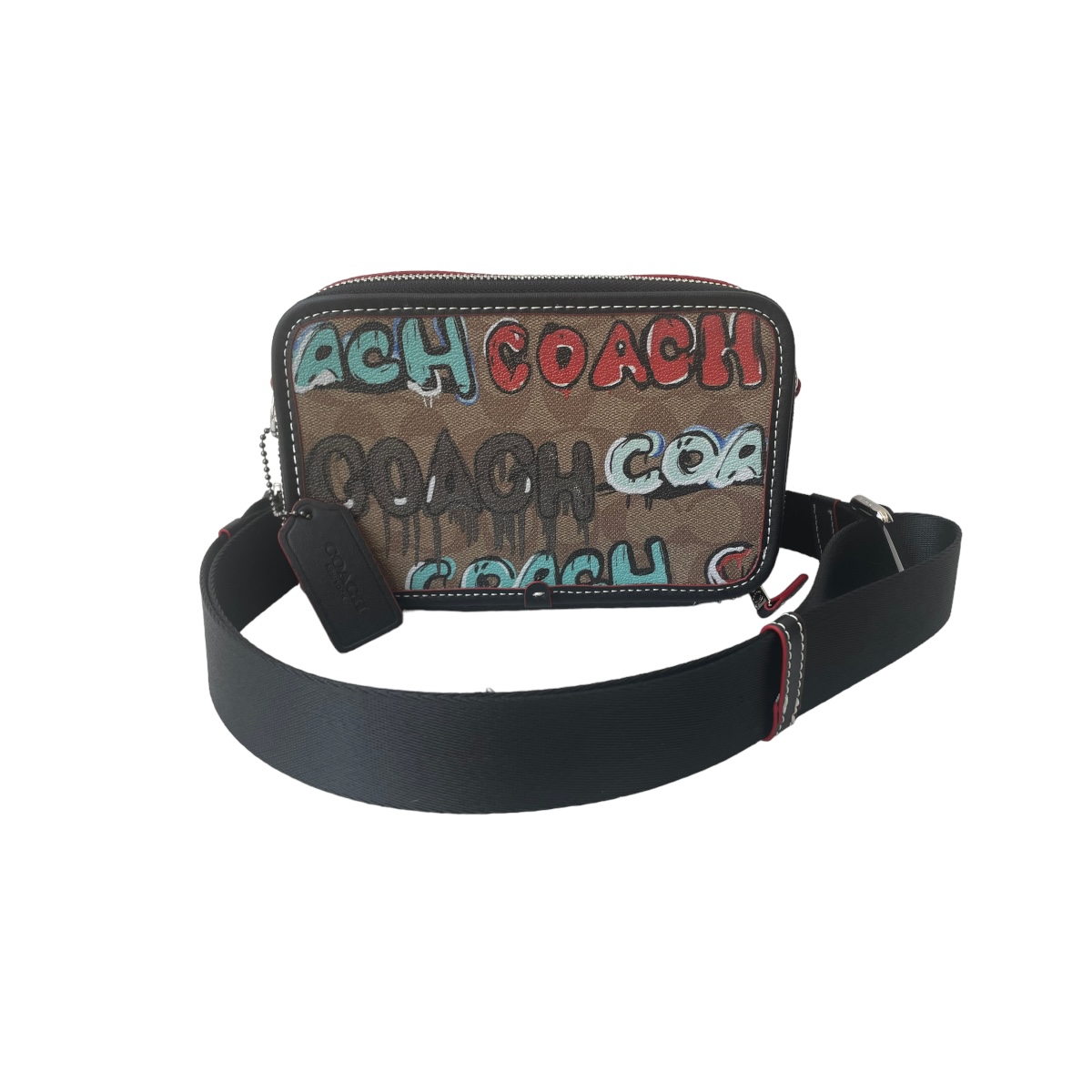 Bolsa Coach Crossbody Charter Café Grafitti
