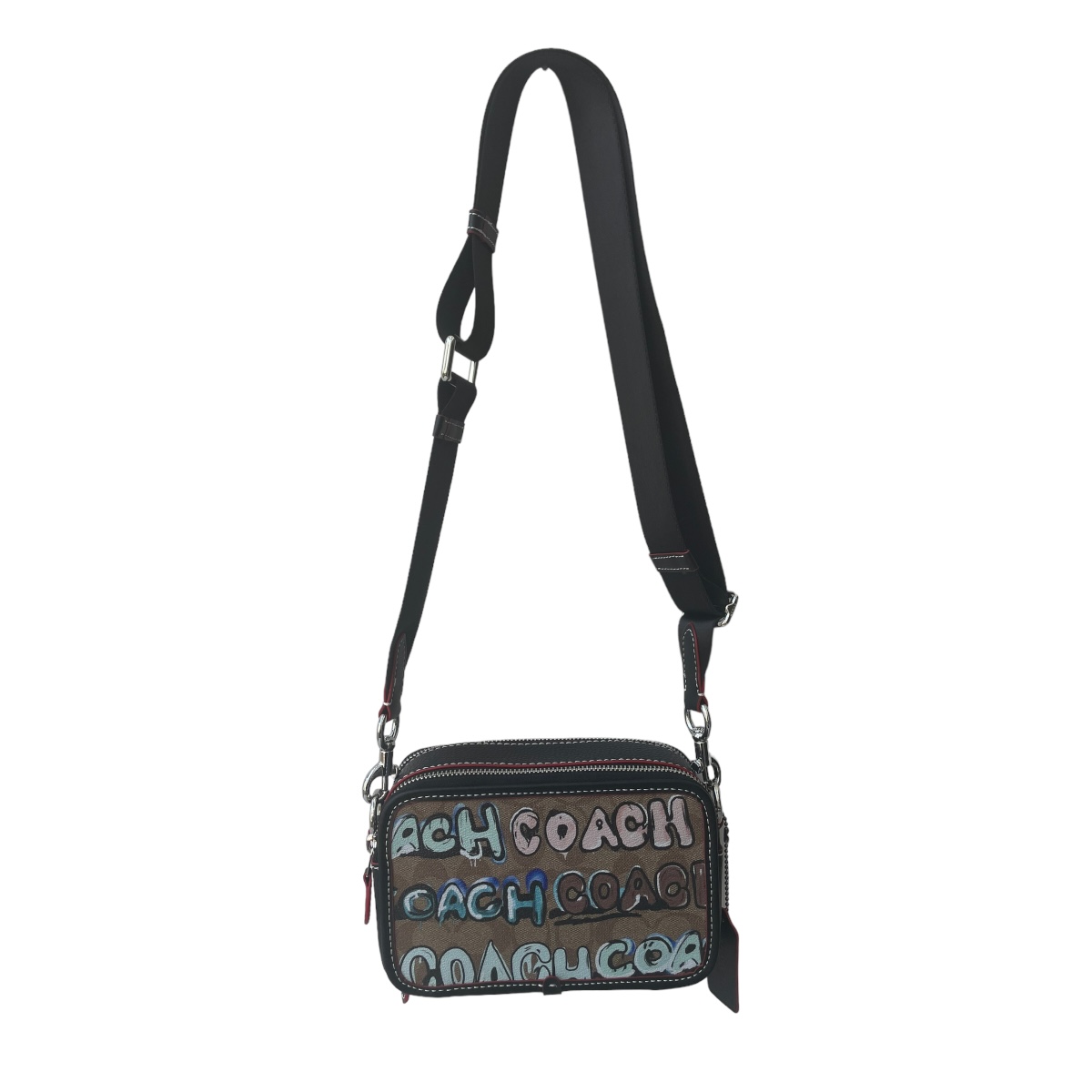 Bolsa Coach Crossbody Charter Café Grafitti