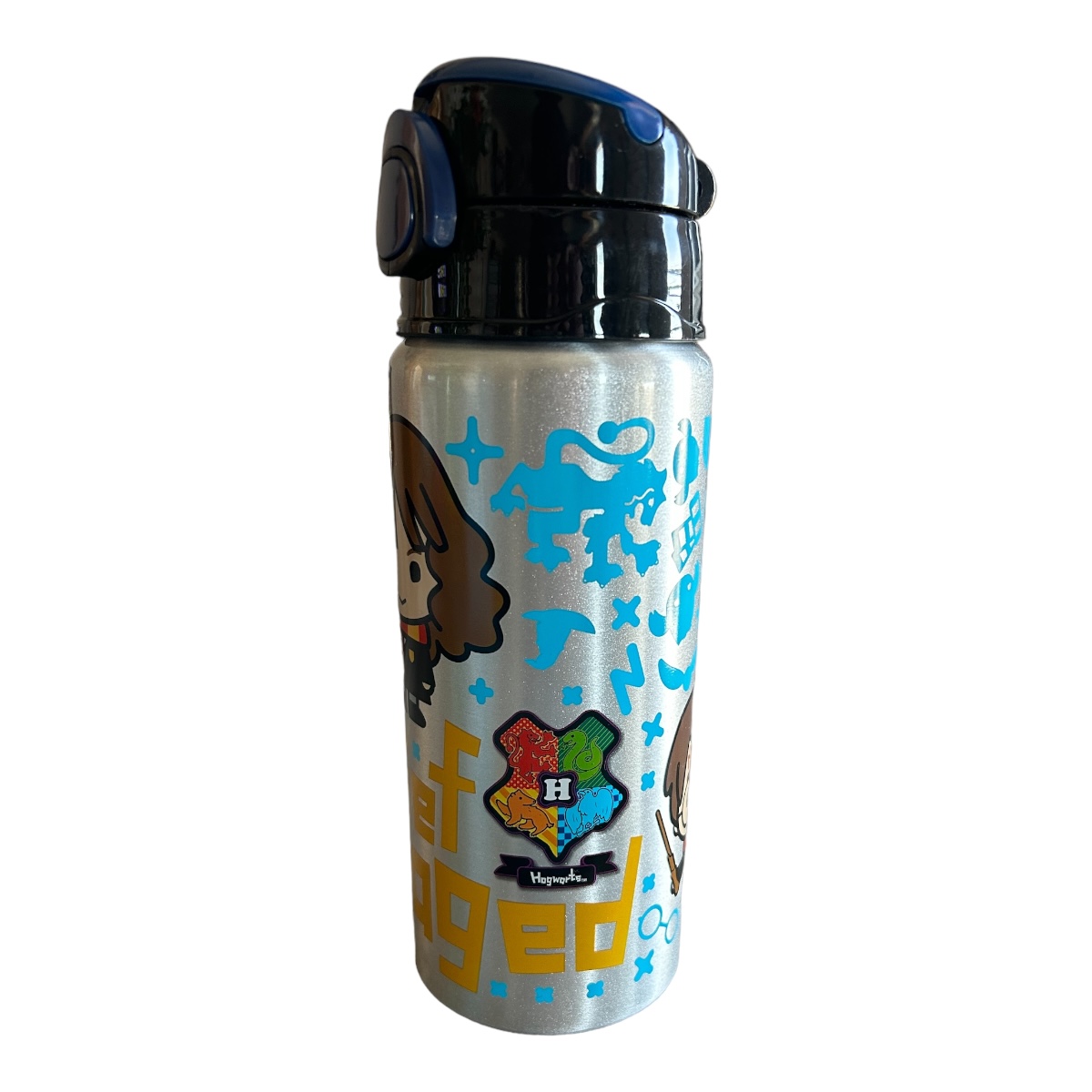 Botella Para Agua O Cafe Harry Potter Aluminio 600 M.