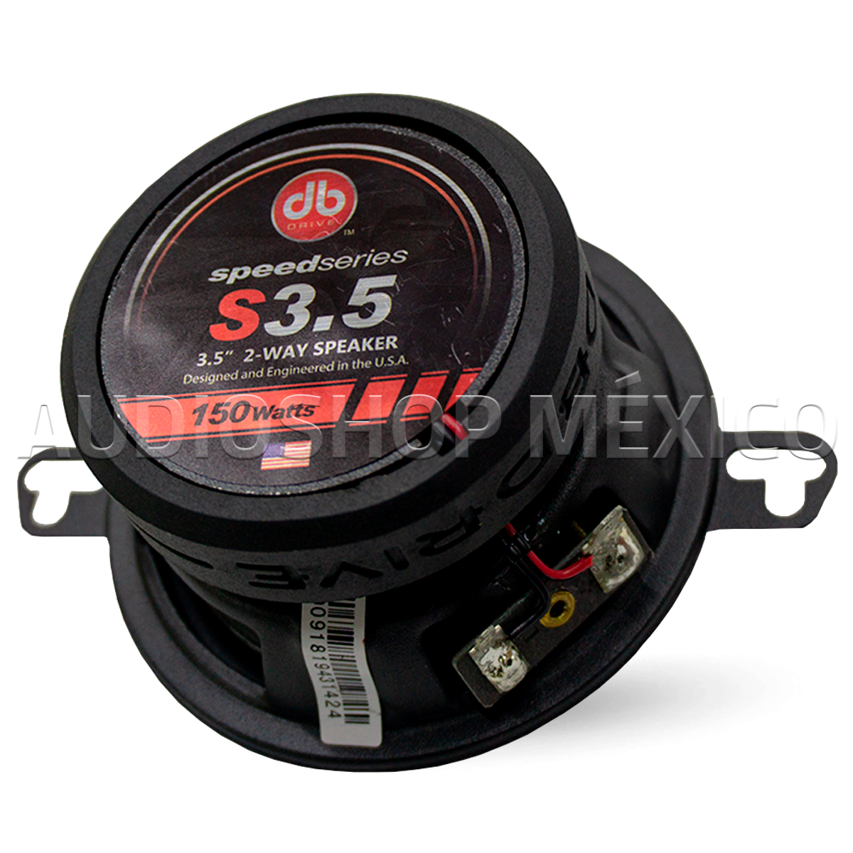 Bocinas Coaxiales DB Drive S3.5 - Potencia Compacta para Tu Vehículo