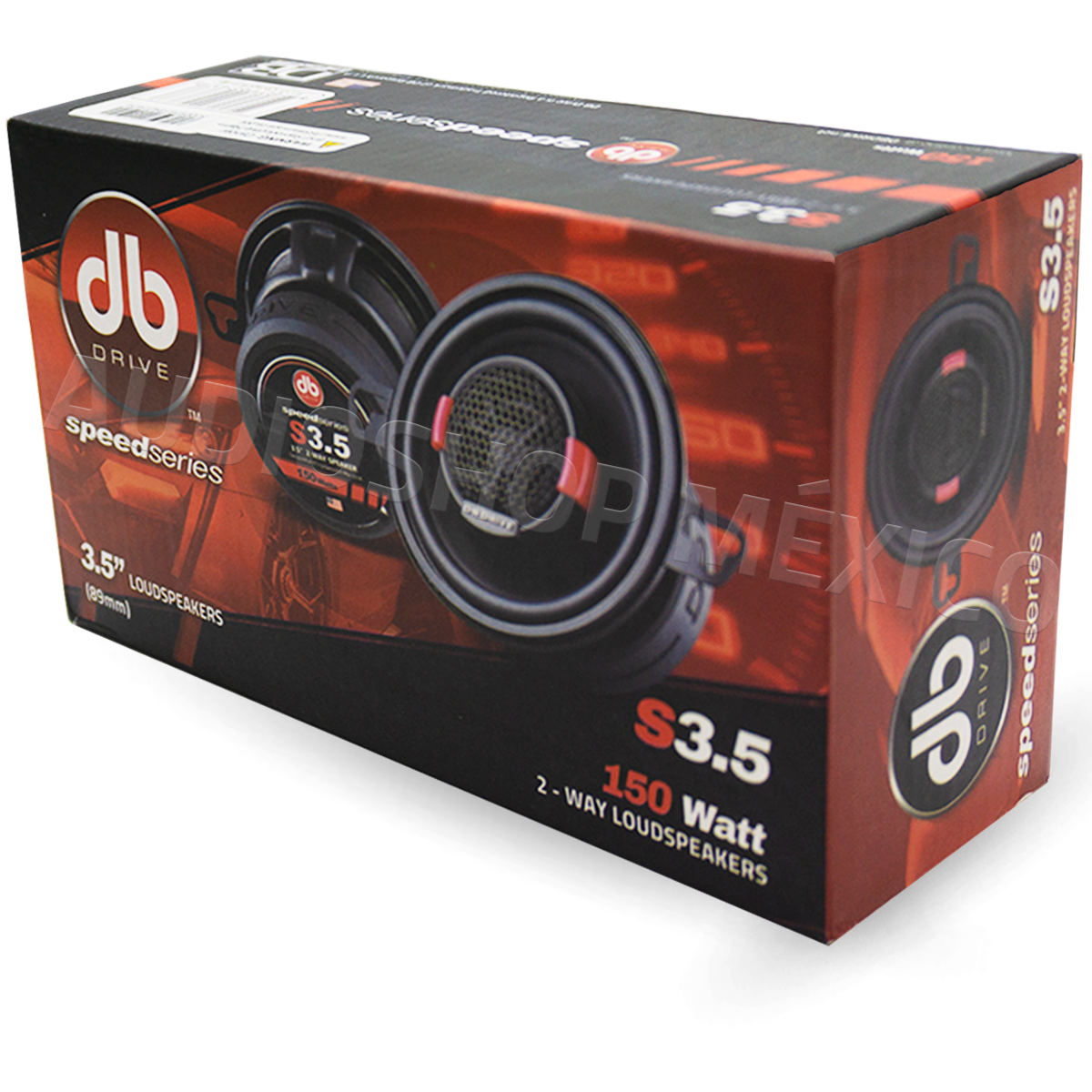 Bocinas Coaxiales DB Drive S3.5 - Potencia Compacta para Tu Vehículo