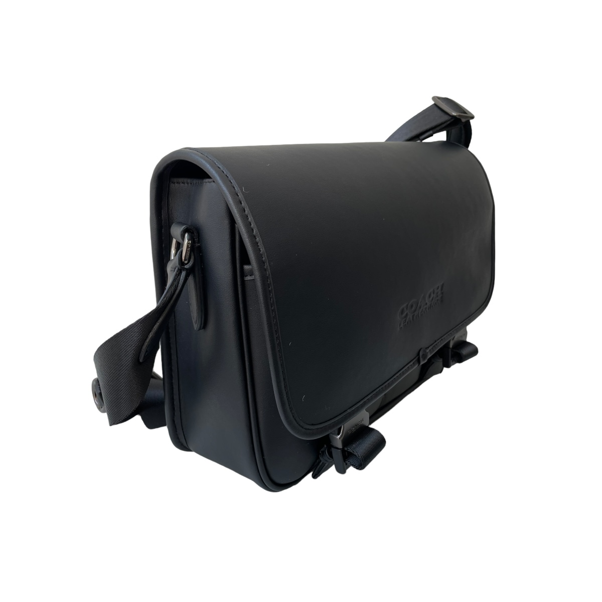 Crossbody Coach League Messenger Bag Signature Canvas Black