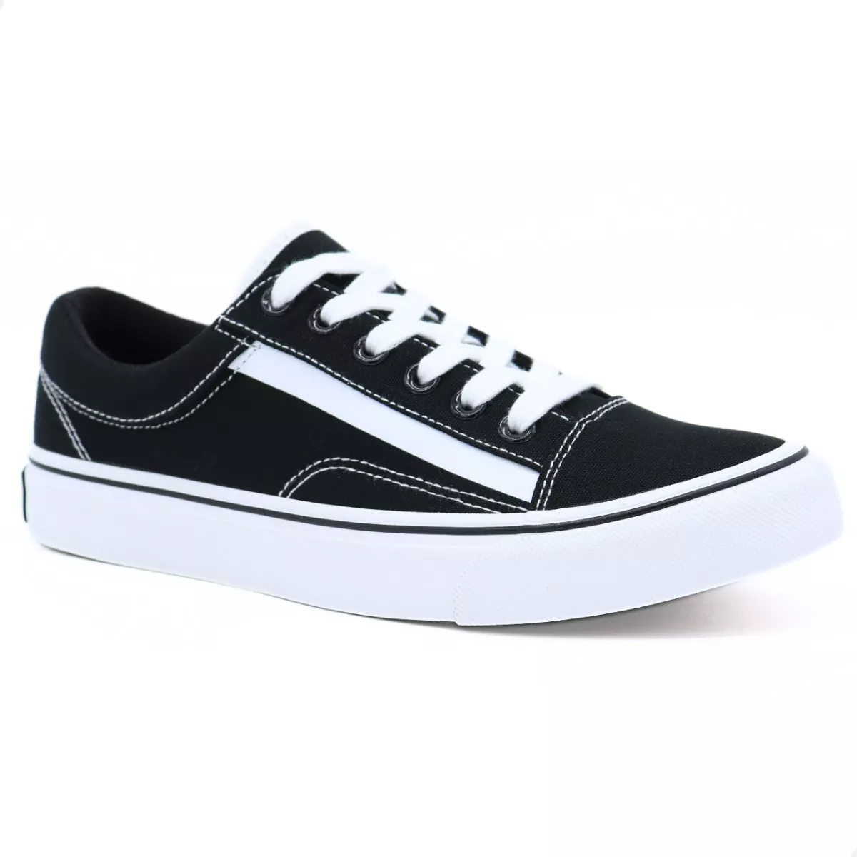 Tenis Andrea Para Mujer Skate Negro Old Skool And24.