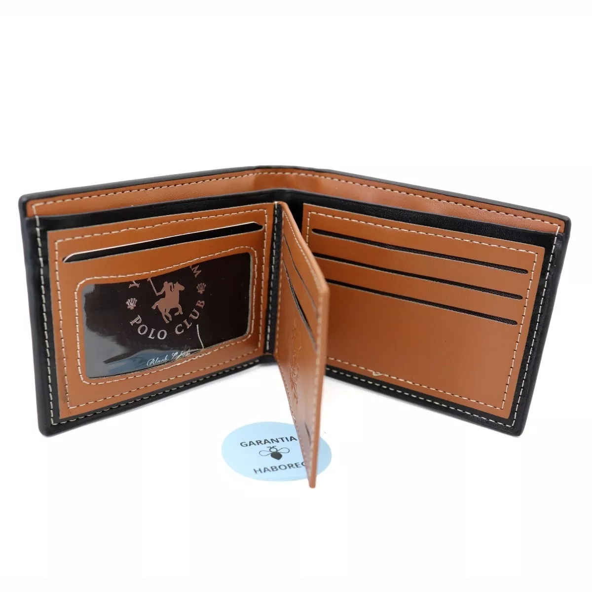 Kit Cartera Reloj Pluma Lentes negro Polo Club Set Para Regalo