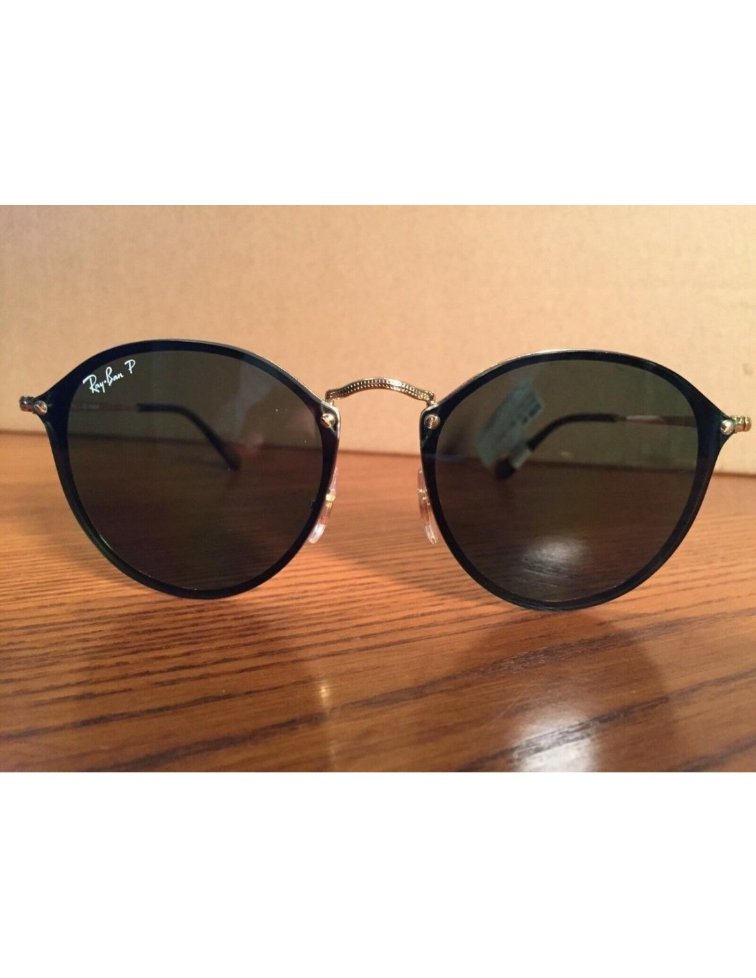 Lentes de sol Ray Ban Rb3574n 001/9a Round Metal Blaze G15 Polarizado Icon