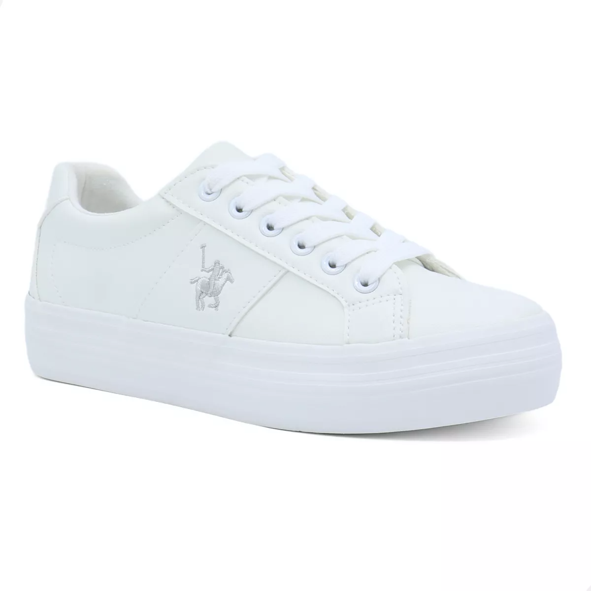 Tenis Polo Club Para Mujer Casual York Team Plataforma Blanco And24.