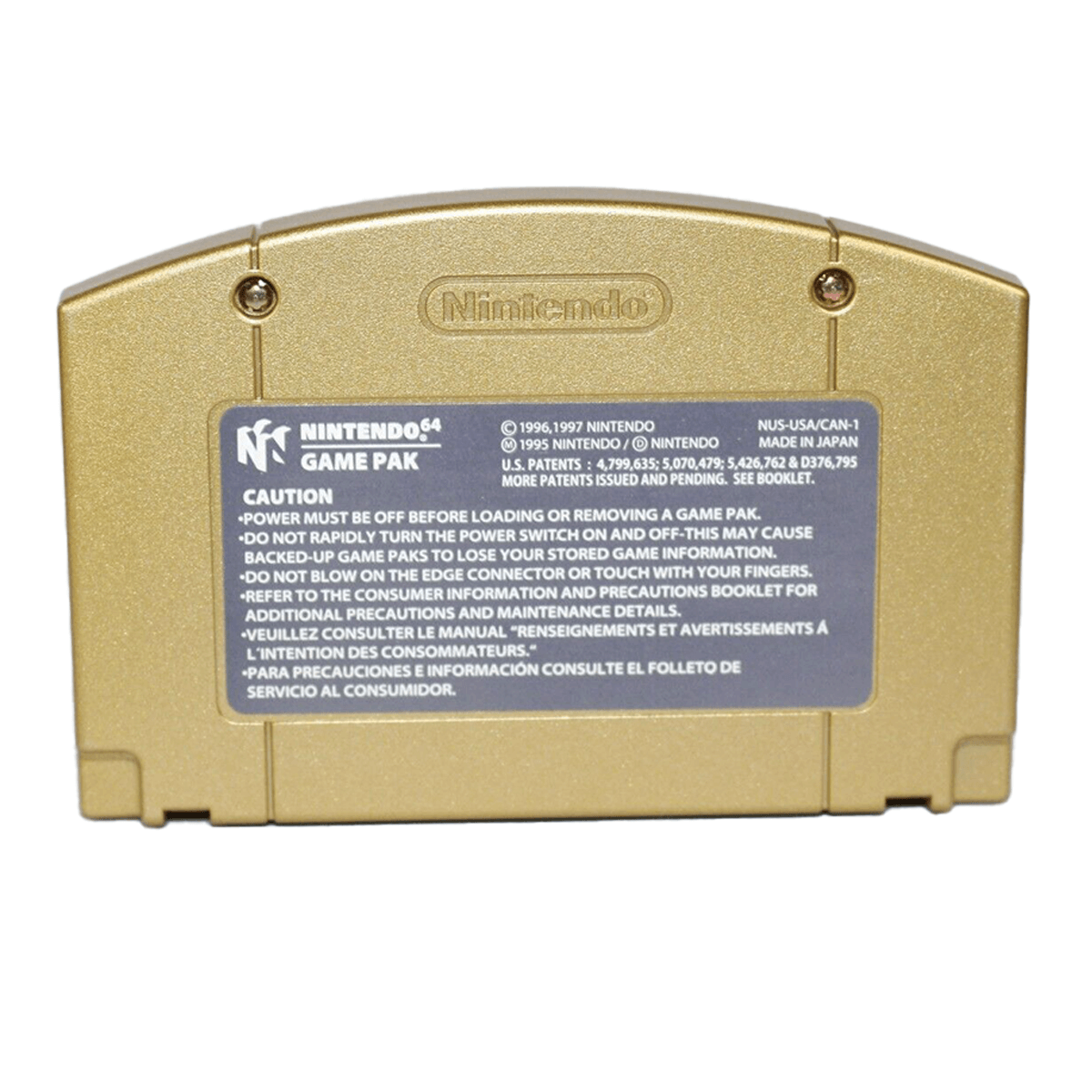 The Legend Of Zelda Ocarina Of Time N64 Físico Dorado