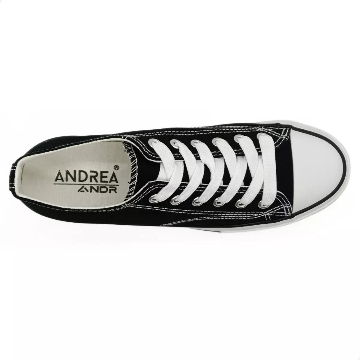Tenis Andrea Para Mujer Sneaker Plataforma Urbano Negro Clásico