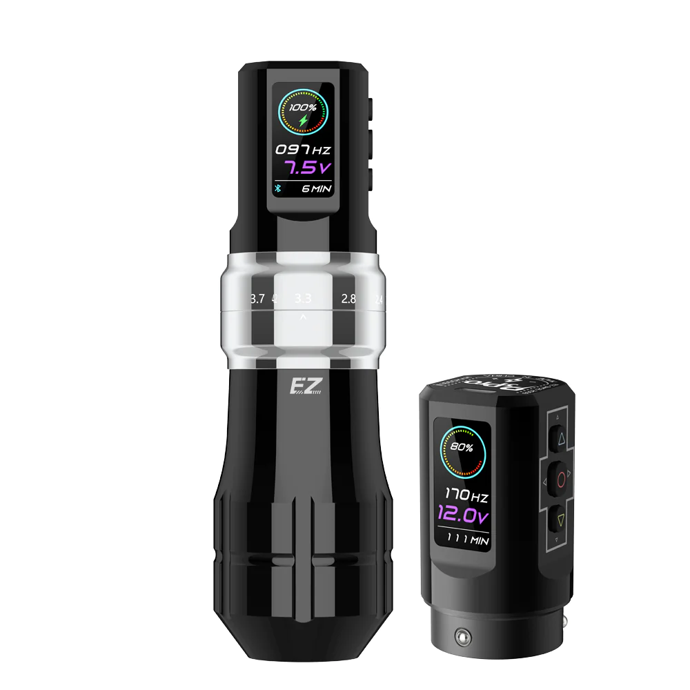 EZ P3 Pro Wireless Battery Tattoo Pen Machine Grey color matte