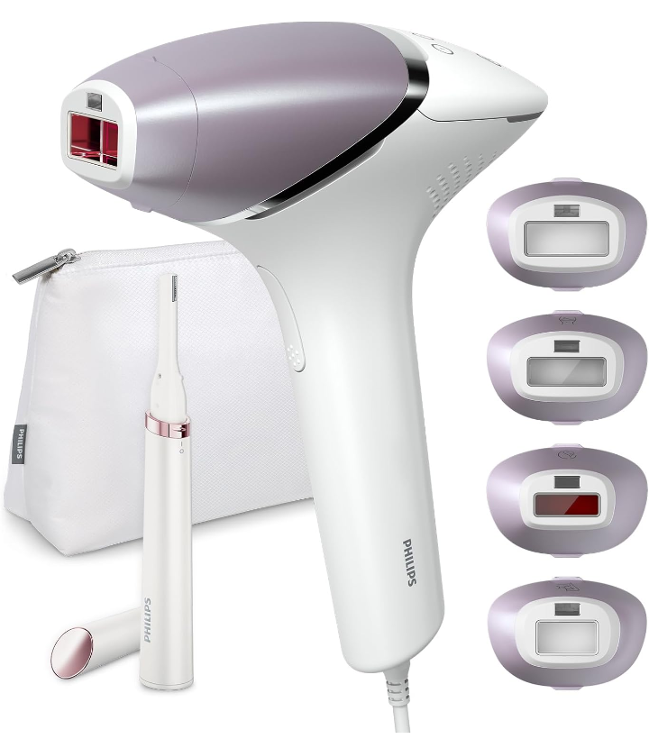Depiladora Lumea prestige IPL tecnología sense IQ luz pulsada 4 cabezales inteligente 