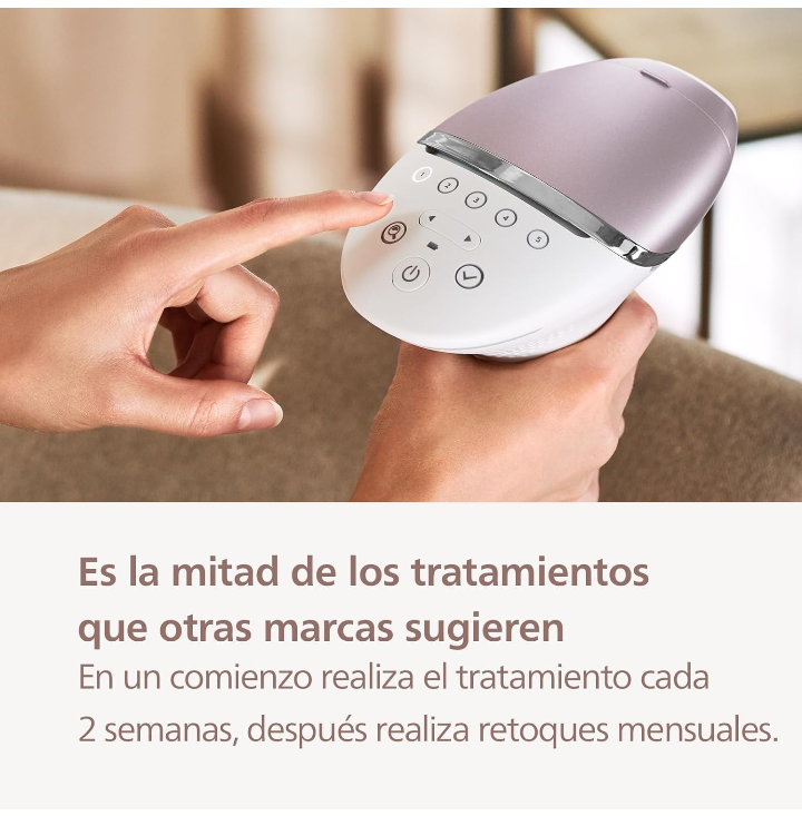 Depiladora Lumea prestige IPL tecnología sense IQ luz pulsada 4 cabezales inteligente 