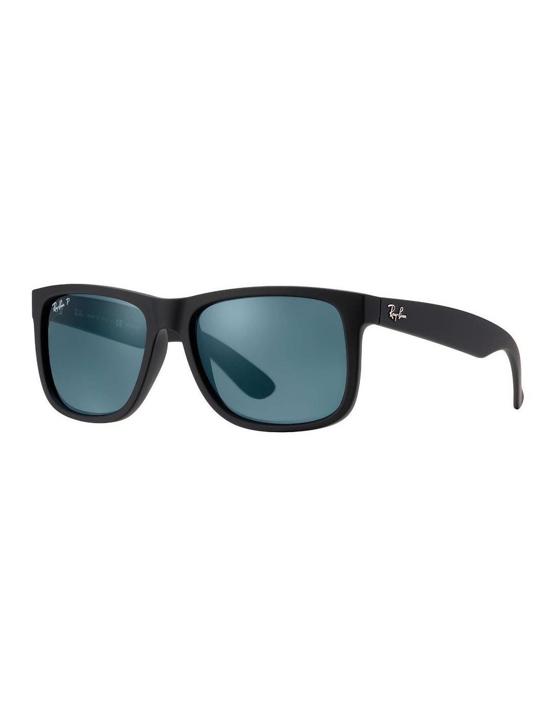 Lentes de sol Ray Ban Rb4165 622/2v Justin Azul Polarizado Negro Mate Icon