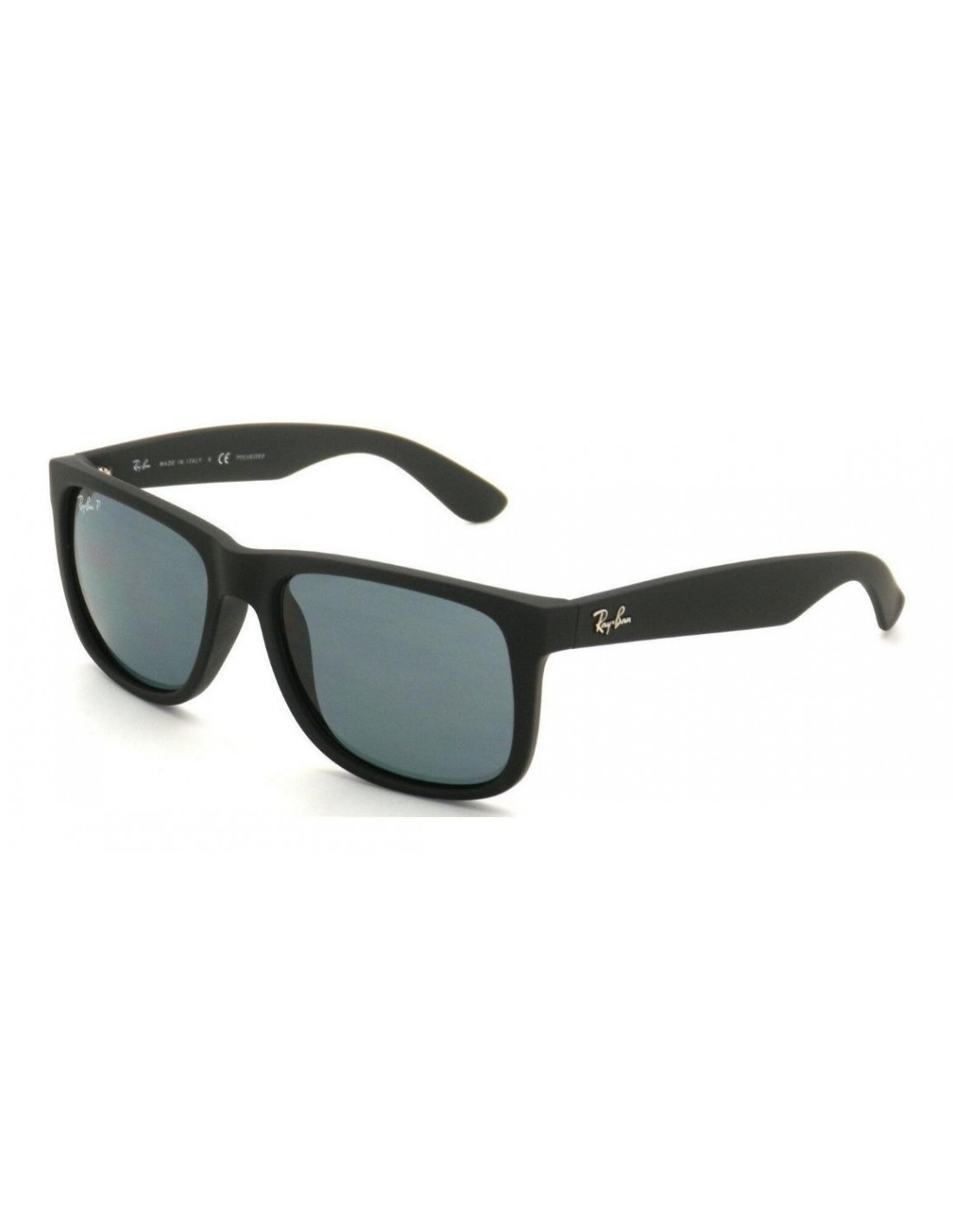 Lentes de sol Ray Ban Rb4165 622/2v Justin Azul Polarizado Negro Mate Icon