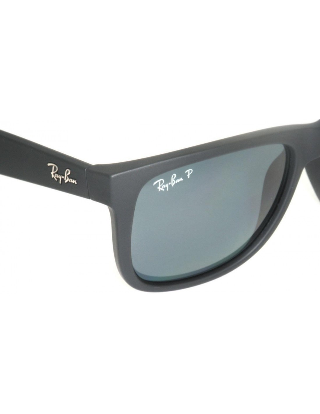 Lentes de sol Ray Ban Rb4165 622/2v Justin Azul Polarizado Negro Mate Icon