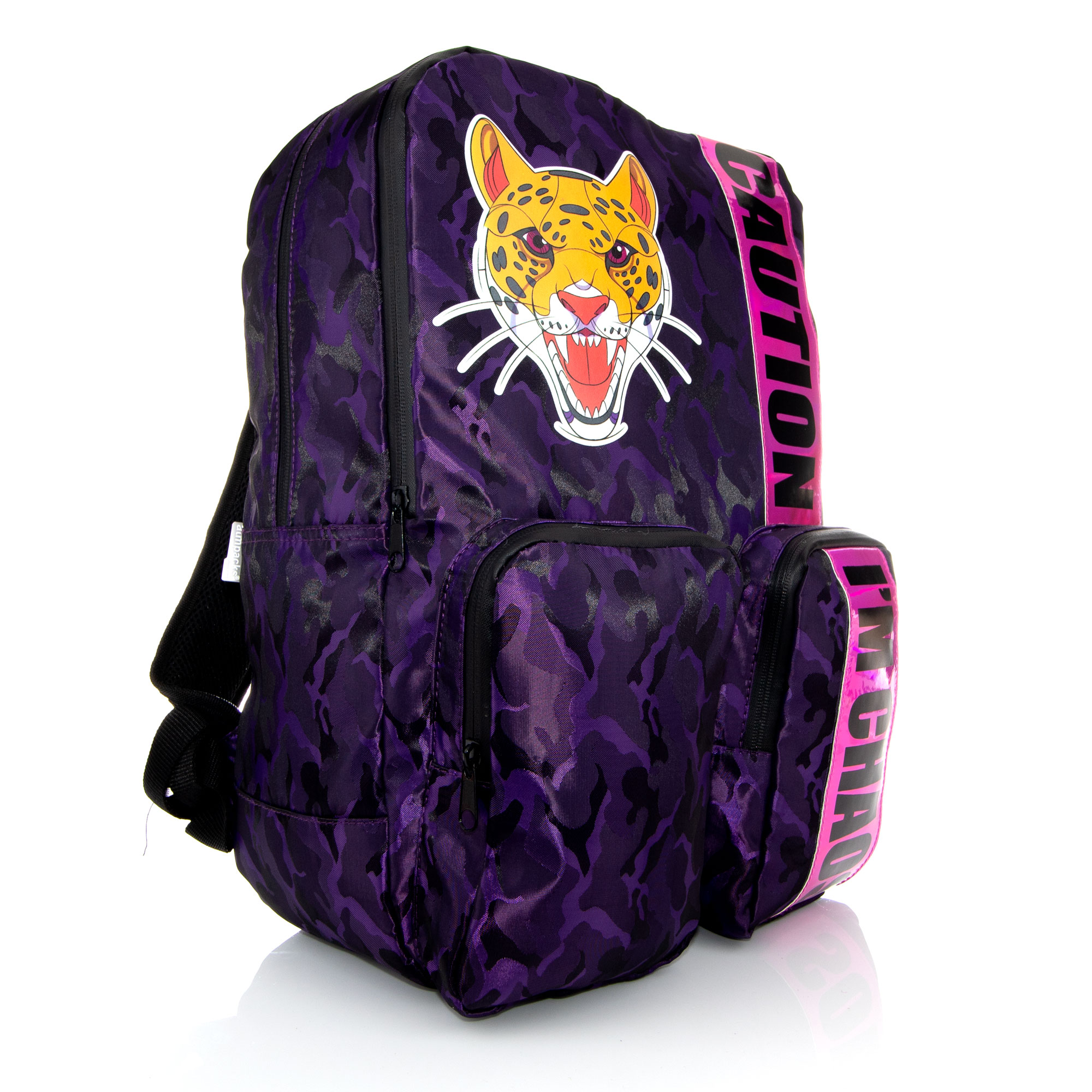 Mochila Los Polinesios "Caution I'm Chaos"