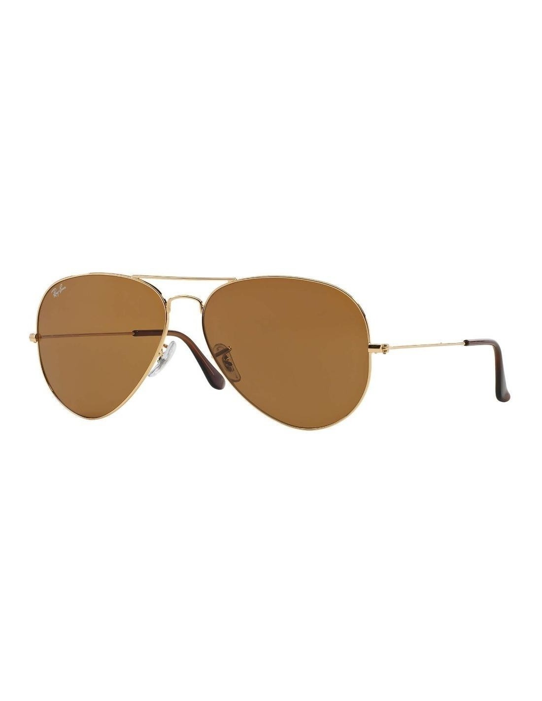 Lentes de sol Ray Ban Rb3025 001/33 Aviator Gota B-15 Clasico Original