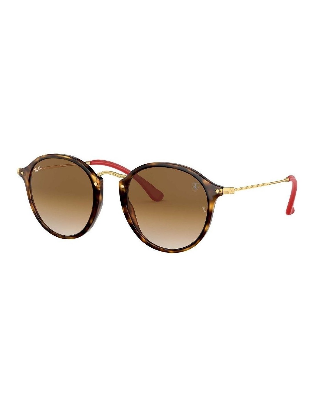 Lentes de sol Ray Ban Rb2447nm F60351 Scuderia Ferrari Round Cafe Carey