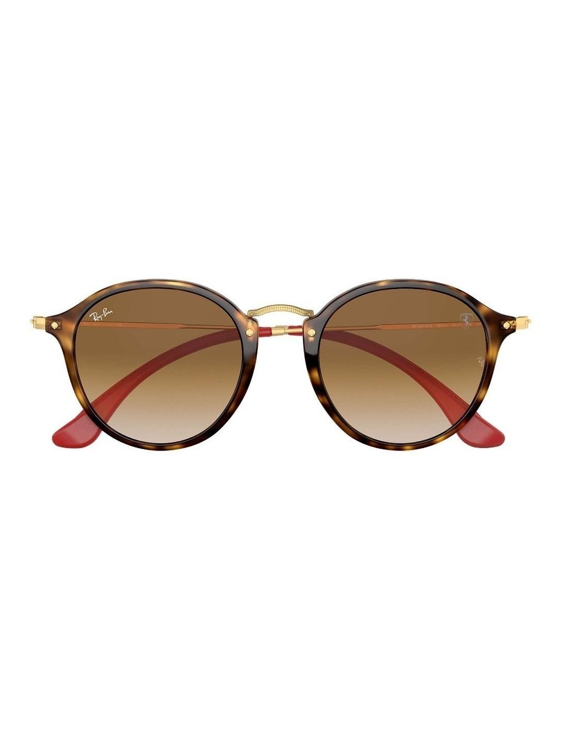 Lentes de sol Ray Ban Rb2447nm F60351 Scuderia Ferrari Round Cafe Carey
