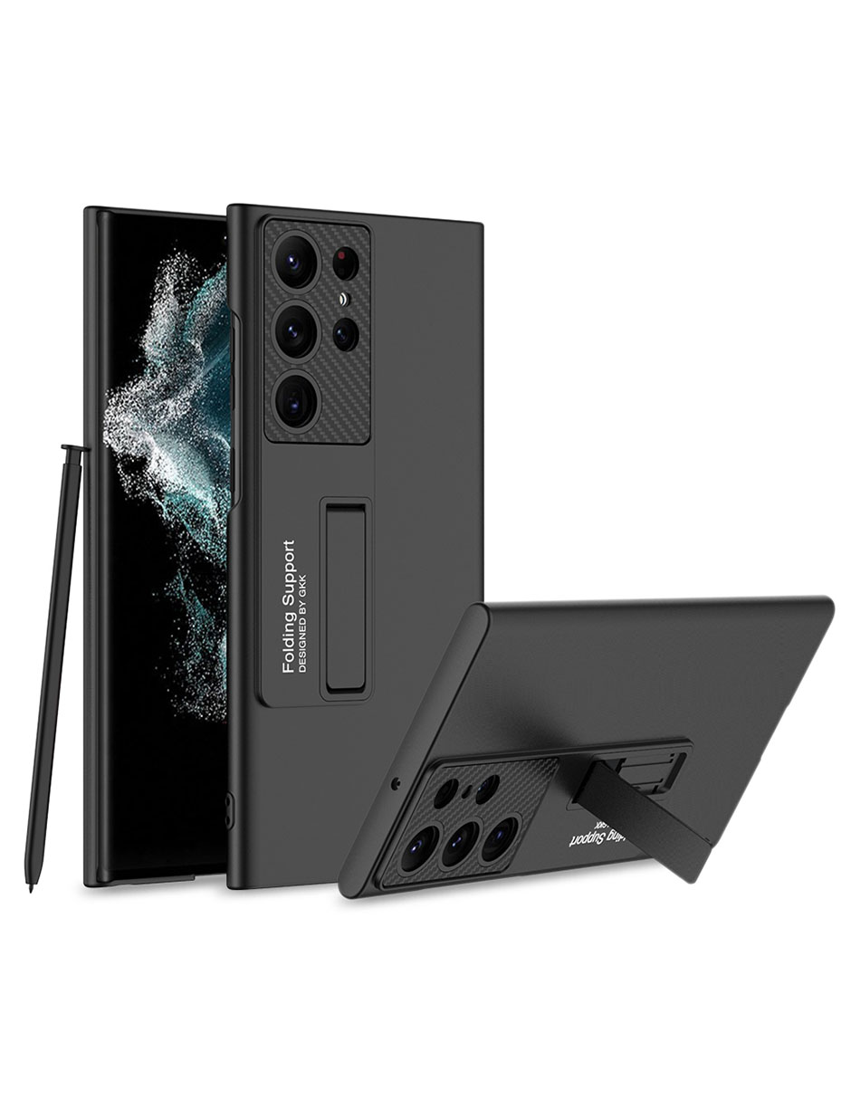 Funda ultra Delgada Negro Completo con Soporte para Samsung Galaxy S24 Ultra