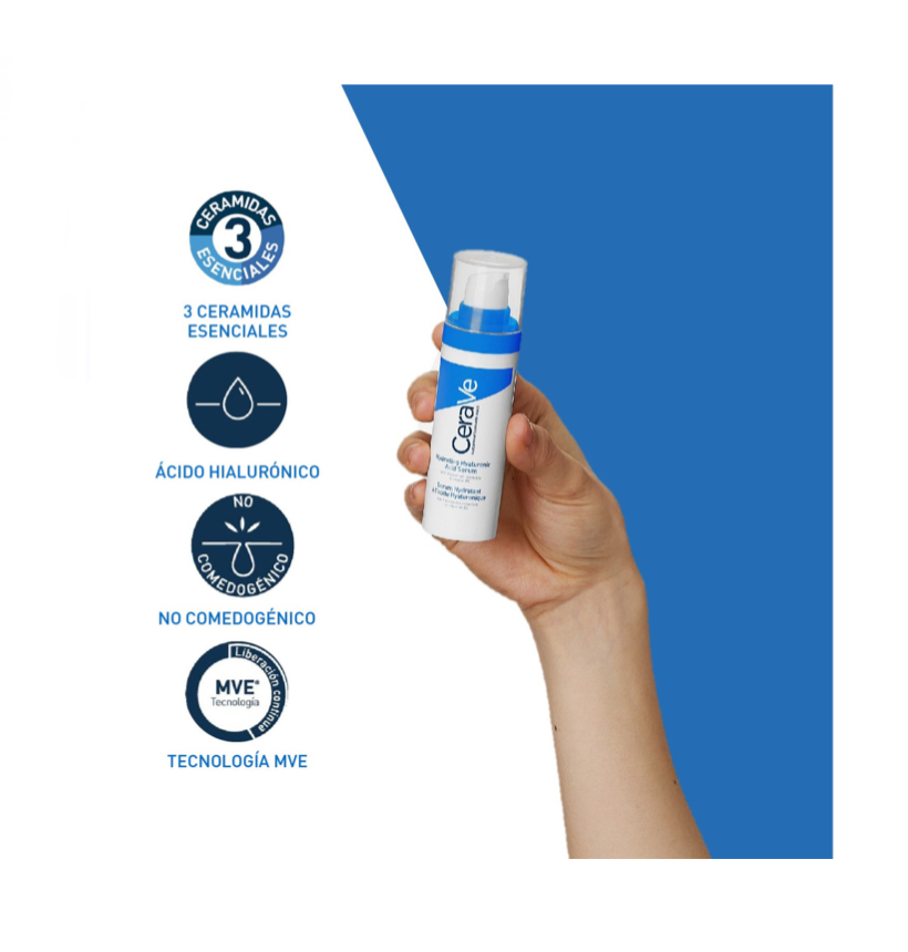 Serum Hidratante Cerave Con Ácido Hialurónico 30 Ml.