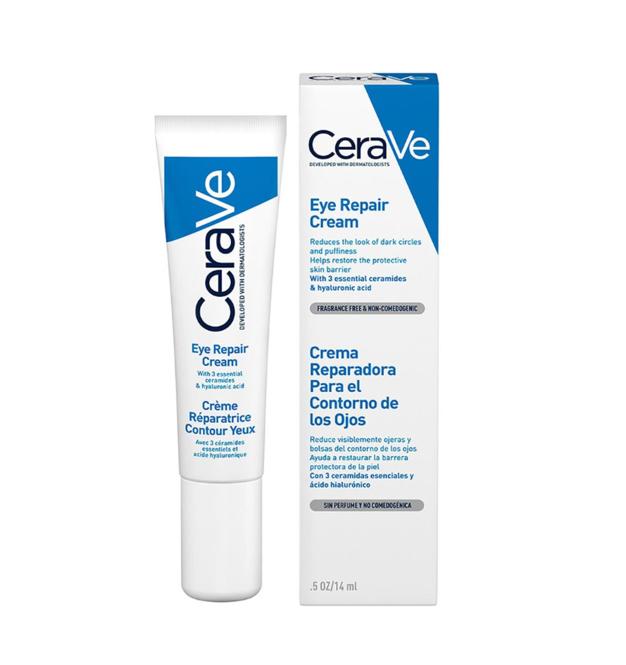 Crema Reparadora Cerave Contorno De Ojos Niacinamida 14 Ml.