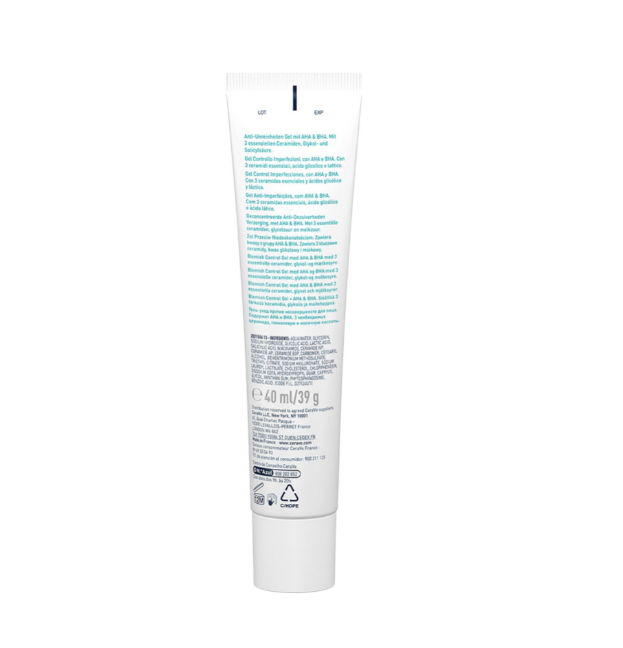 Cerave Gel Control Imperfecciones Con Ácido Salicílico 40 Ml.