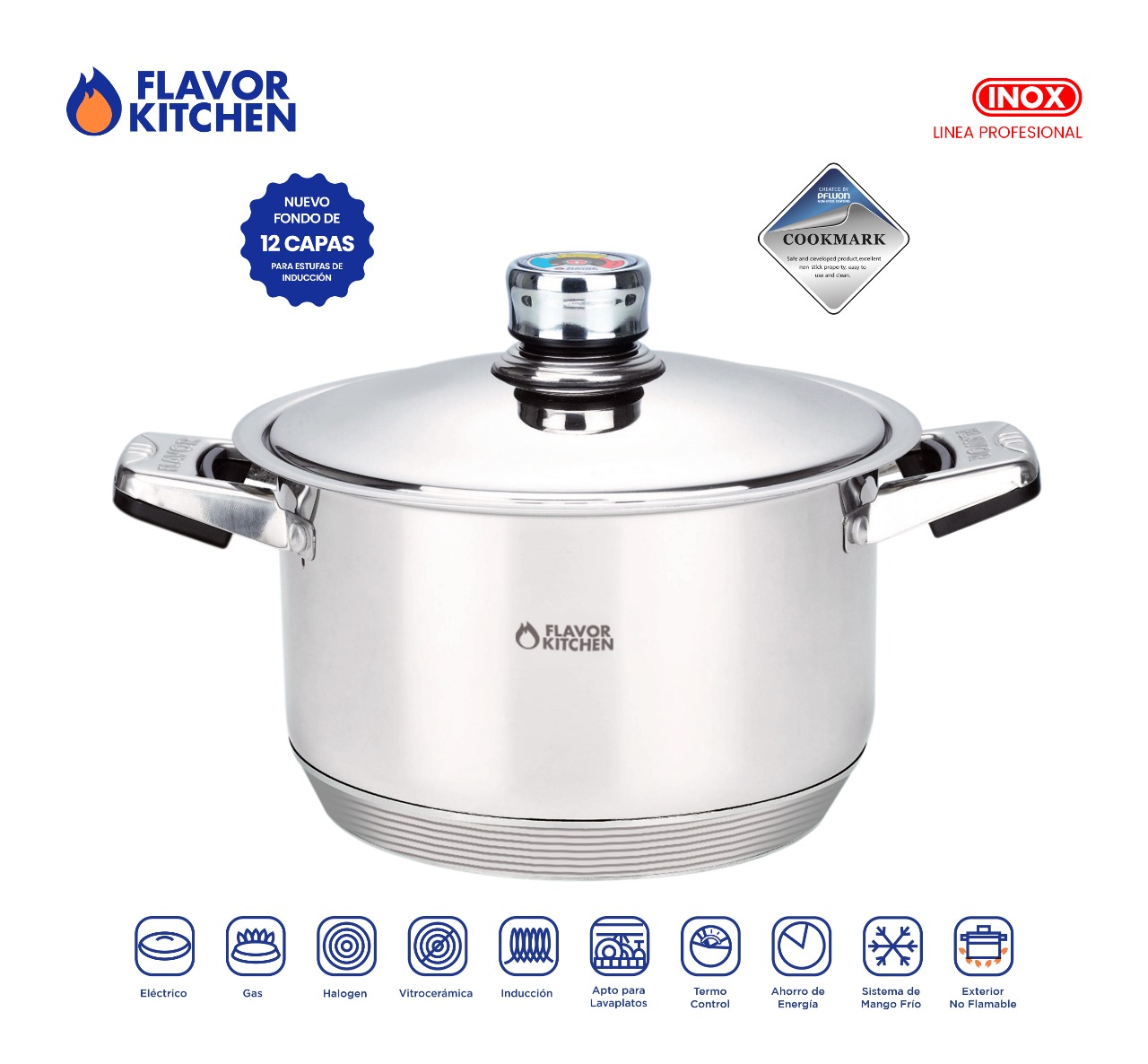 Paquete De 2 Baterías De Cocina Acero Inox Quirúrgico 25pz.
