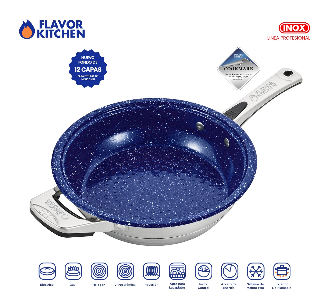 Paquete De 2 Baterías De Cocina Acero Inox Quirúrgico 25pz.