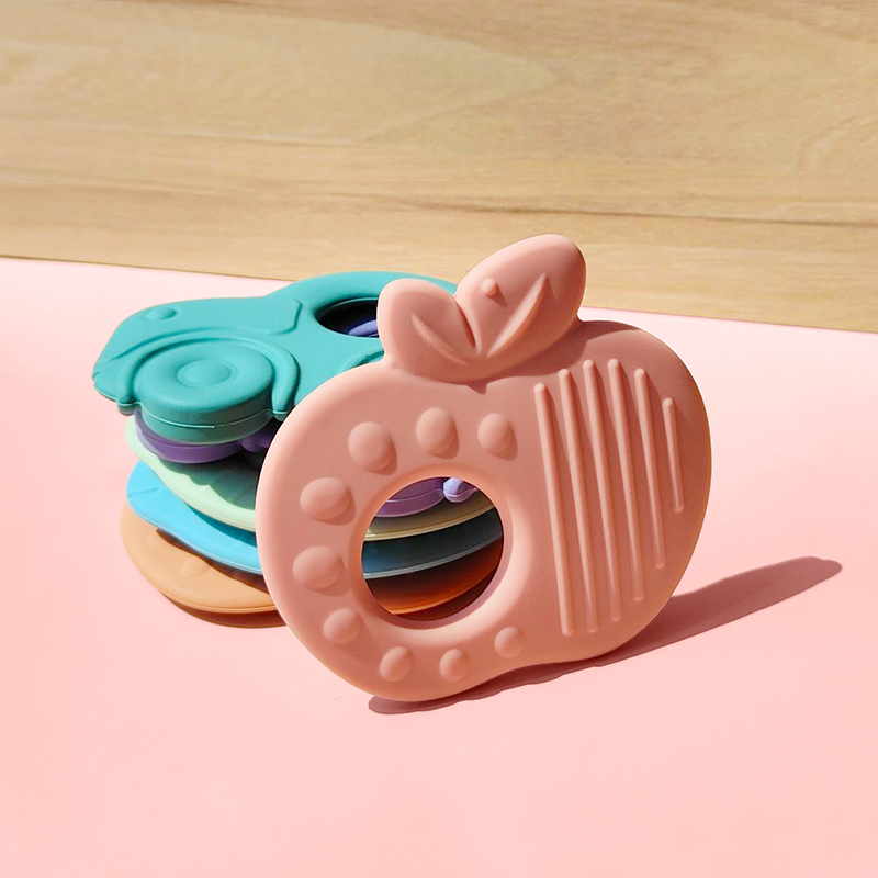 Kit De 2 Mordederas De Silicón Para Bebe En Diversas Formas