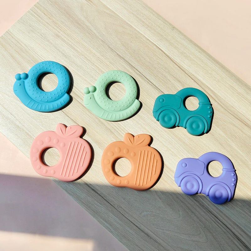 Kit De 2 Mordederas De Silicón Para Bebe En Diversas Formas