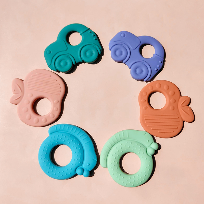 Kit De 2 Mordederas De Silicón Para Bebe En Diversas Formas