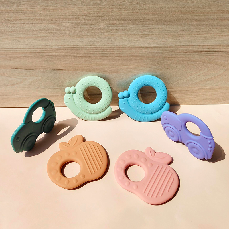 Kit De 2 Mordederas De Silicón Para Bebe En Diversas Formas