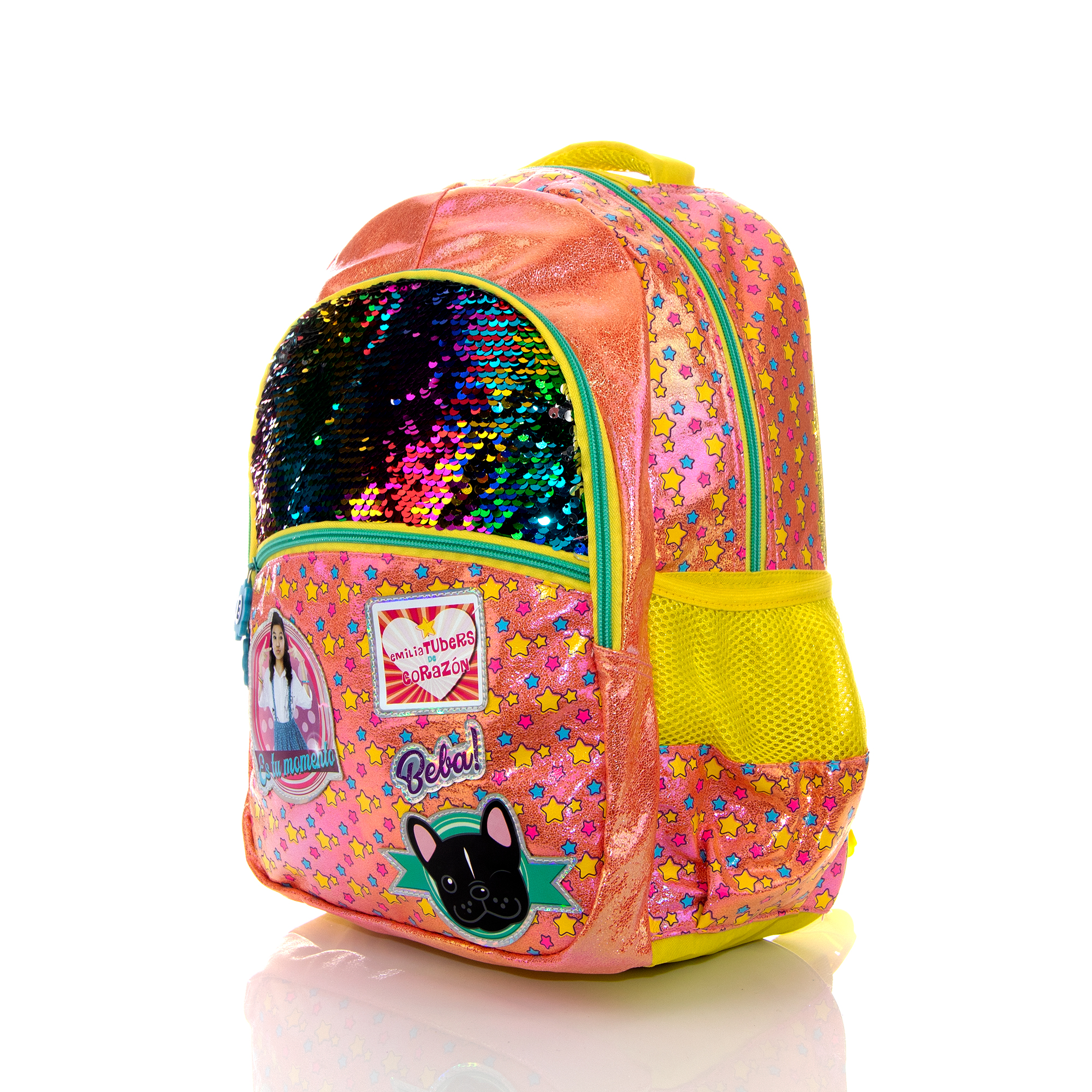 Mochila de TV Ana Emilia Parches Iridiscentes