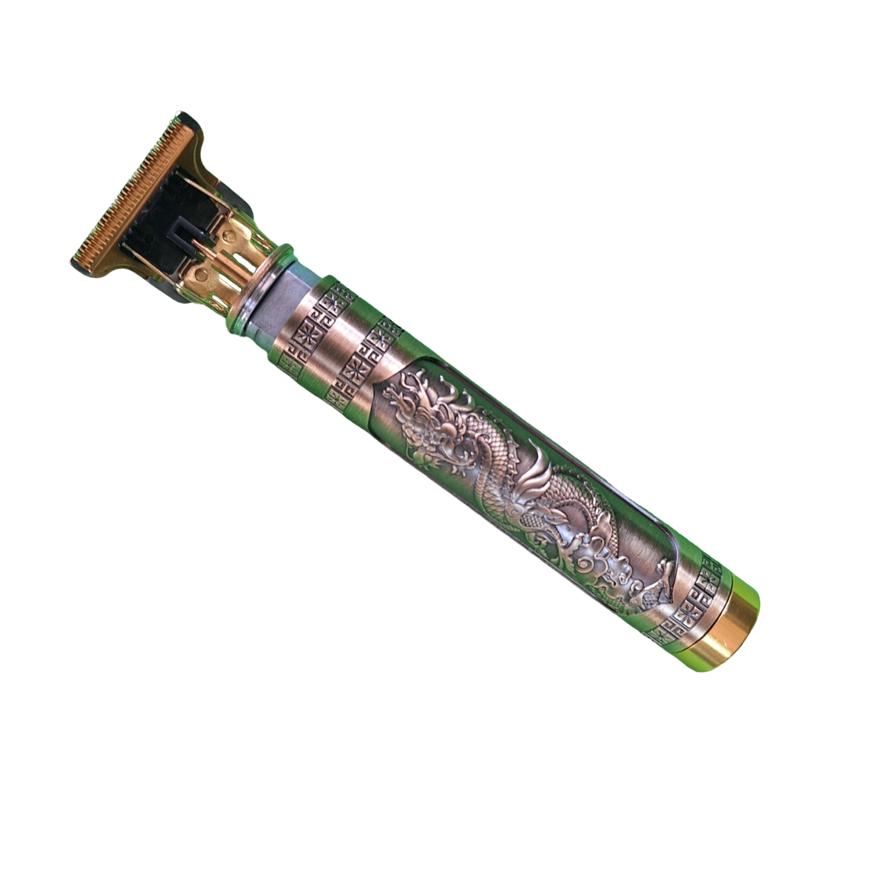 Maquina Para Cortar Cabello Rasurado De Precisión Recargable Color Dorado