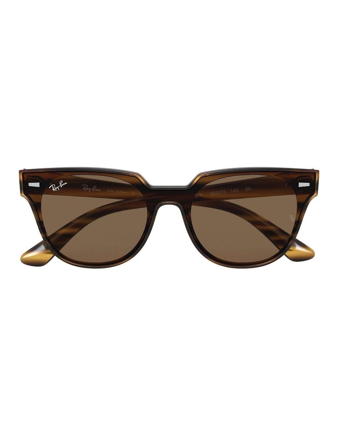 Lentes de sol Ray Ban Rb4368n 820/73 Meteor Blaze Carey Cafe B-15 Clasico 
