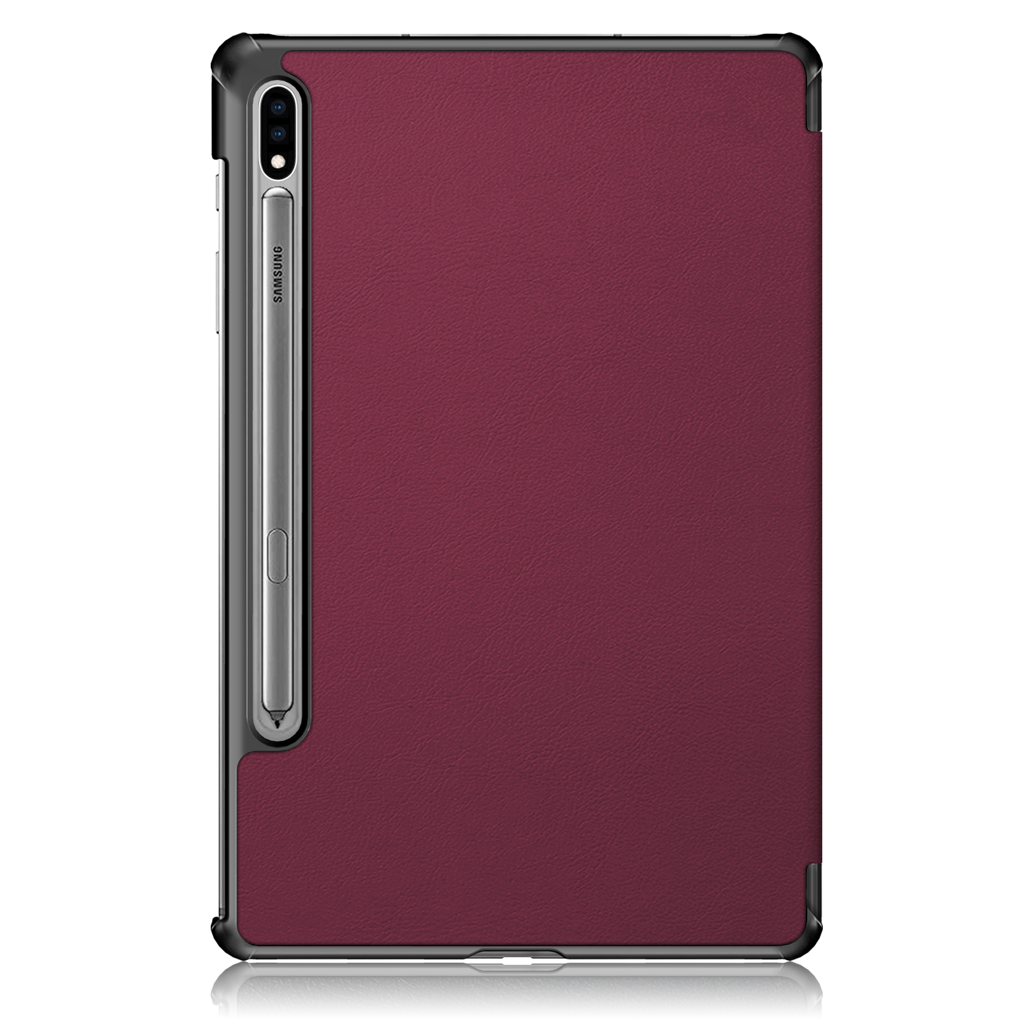Funda Para Tablet Samsung Galaxy Tab S9 11 Sm-x710 (2023) Color Vino.
