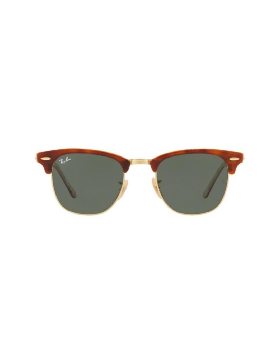 Lentes de sol Ray Ban Rb3016 W3374e Clubmaster Negro G-15 Carey Original