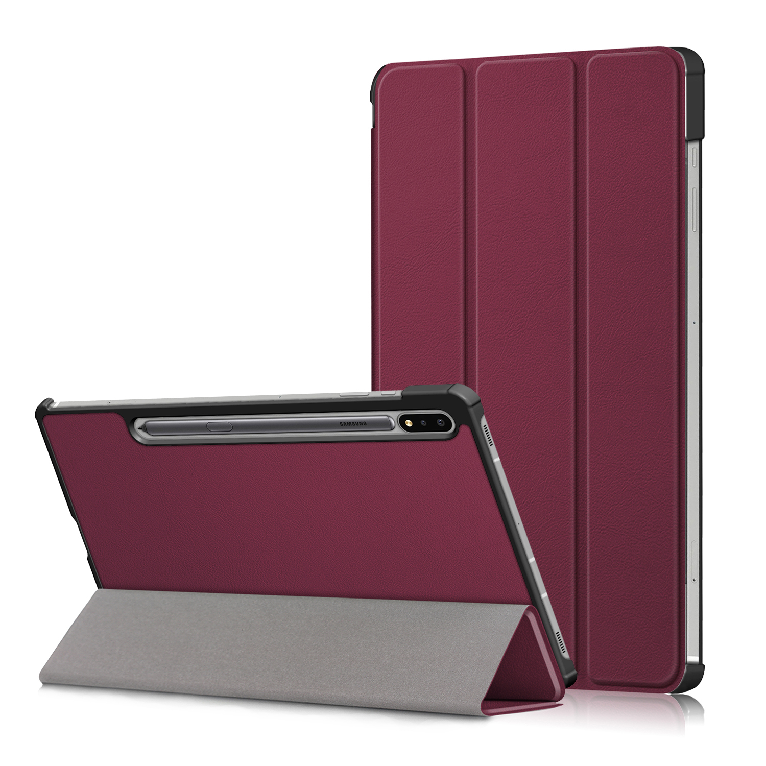 Funda Para Tablet Samsung Galaxy Tab S9 11 Sm-x710 (2023) Color Vino.