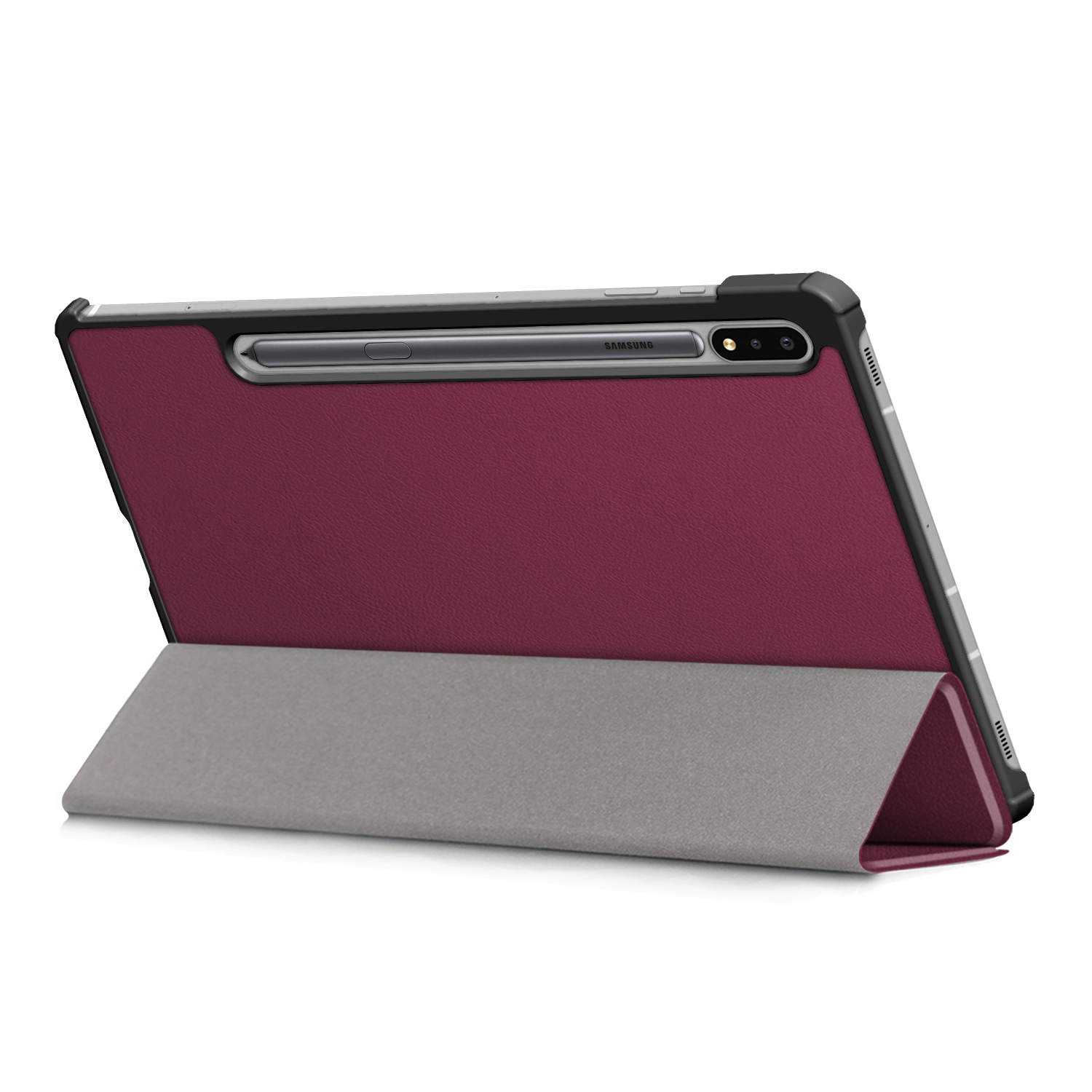 Funda Para Tablet Samsung Galaxy Tab S9 11 Sm-x710 (2023) Color Vino.