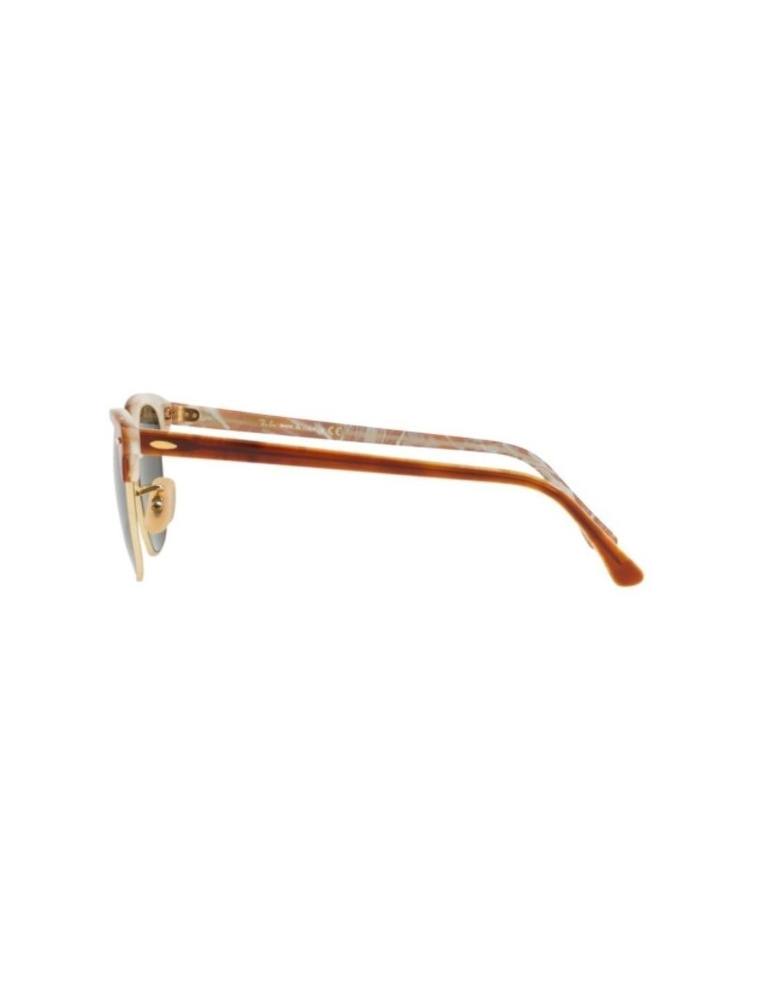 Lentes de sol Ray Ban Rb3016 W3374e Clubmaster Negro G-15 Carey Original