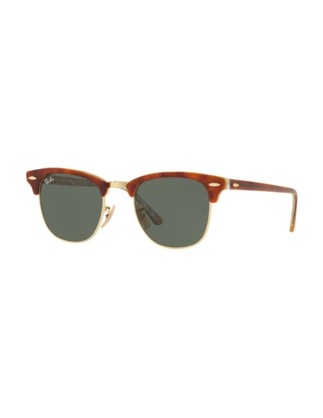 Lentes de sol Ray Ban Rb3016 W3374e Clubmaster Negro G-15 Carey Original