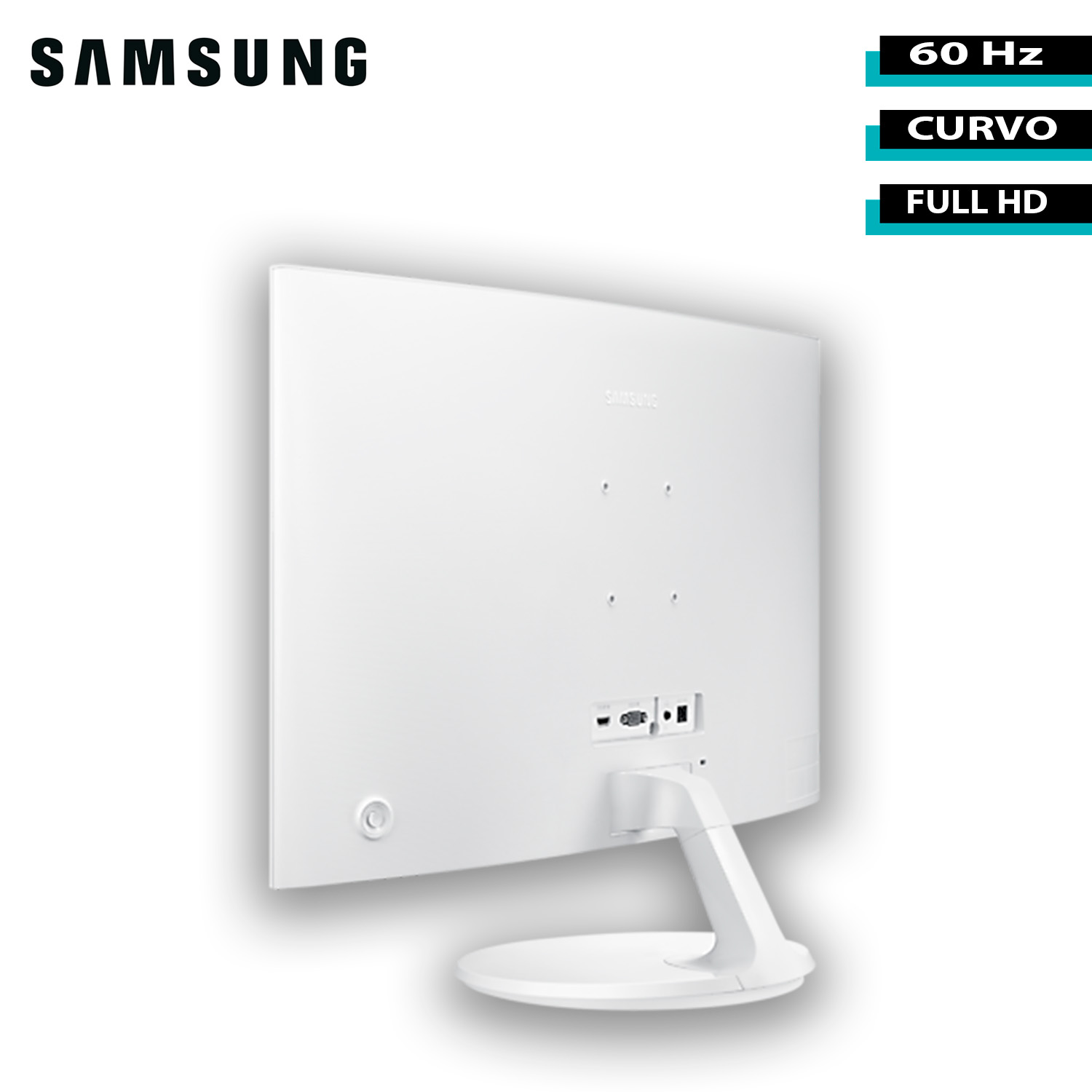 Monitor Gamer Samsung Curvo 27" Led  Full HD FreeSync 60Hz Hdmi Blanco LC27F391FHNXZA .