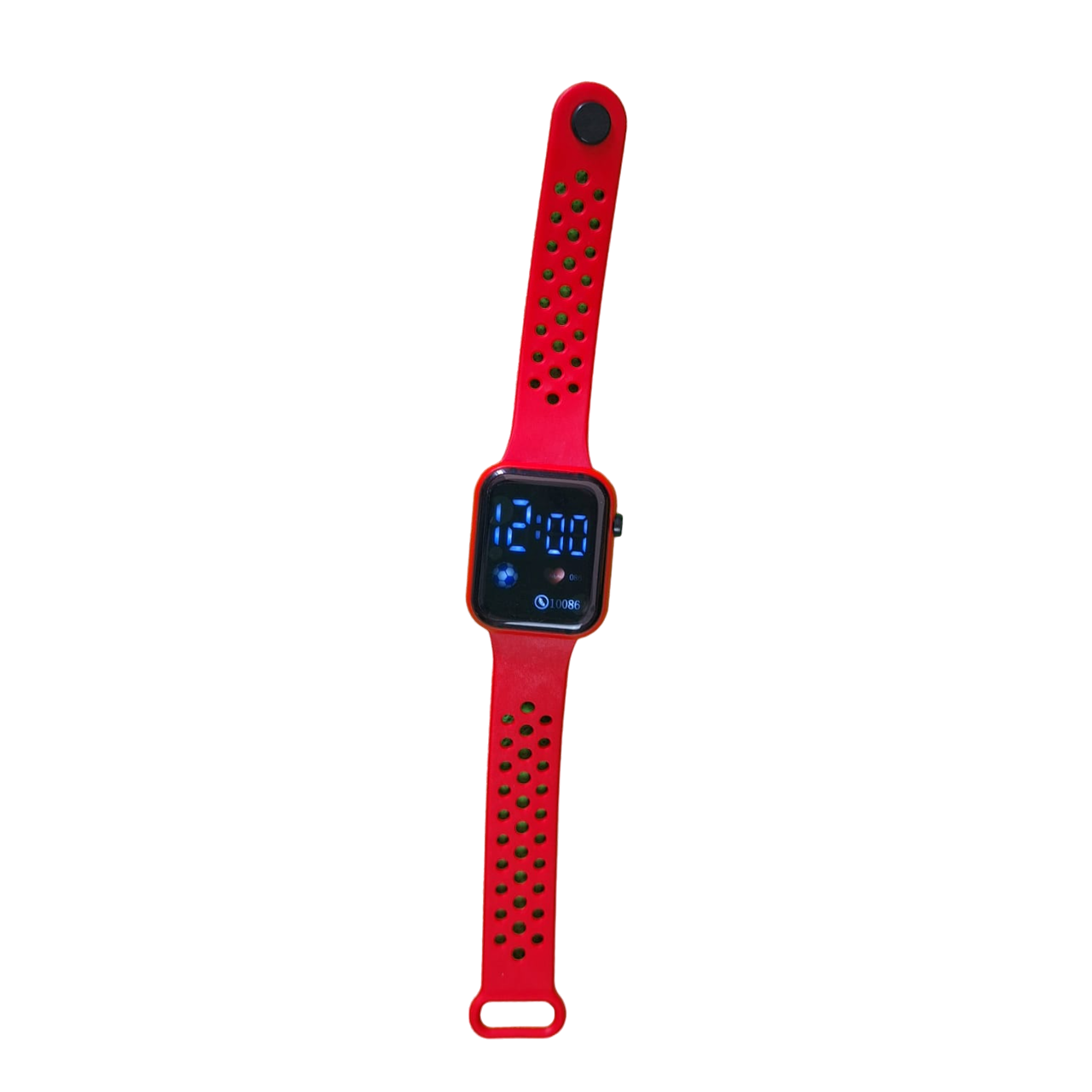 Reloj Digital Casual Diseño Para Niña/Niño Ajustable Color Rojo