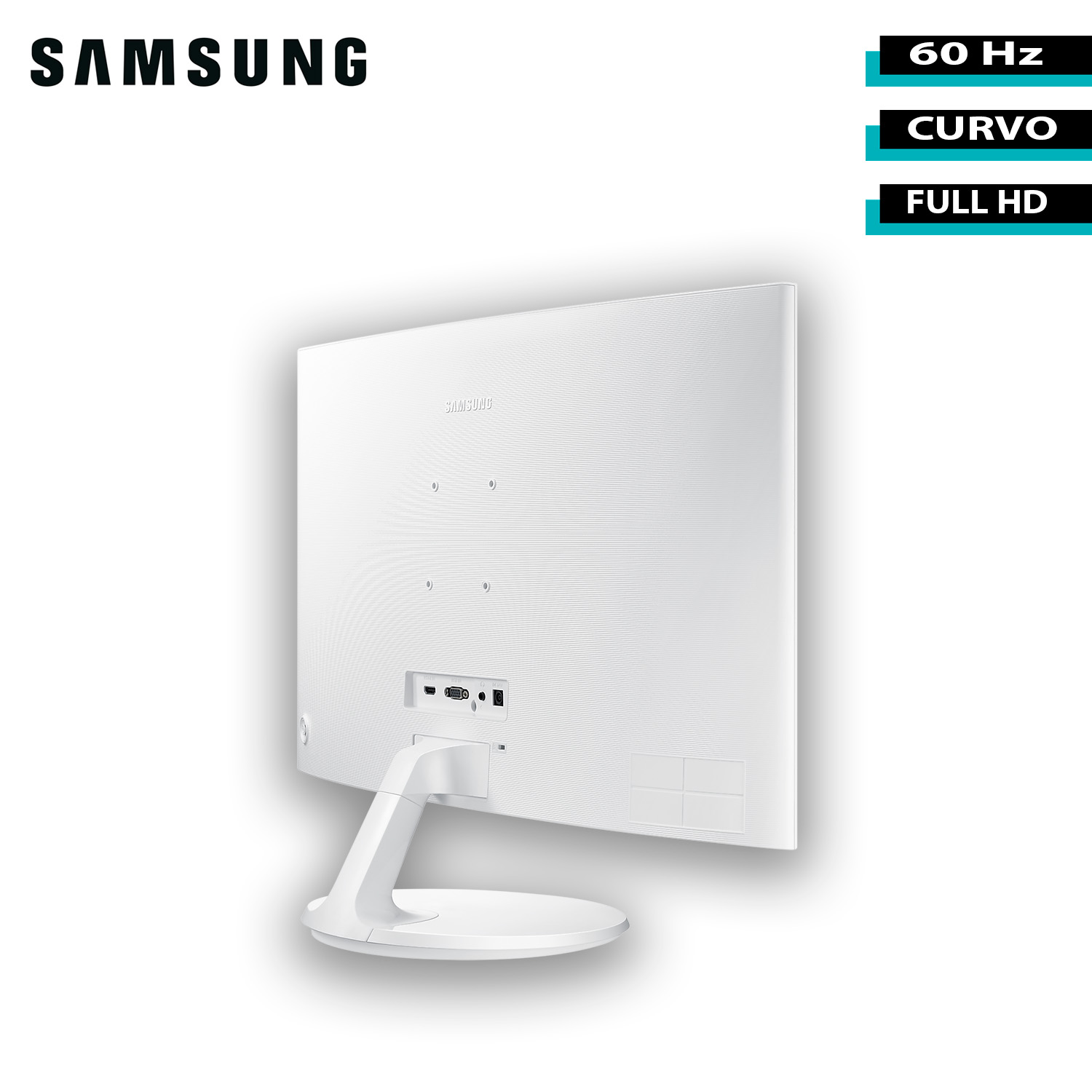 Monitor Gamer Samsung Curvo 27" Led  Full HD FreeSync 60Hz Hdmi Blanco LC27F391FHNXZA .