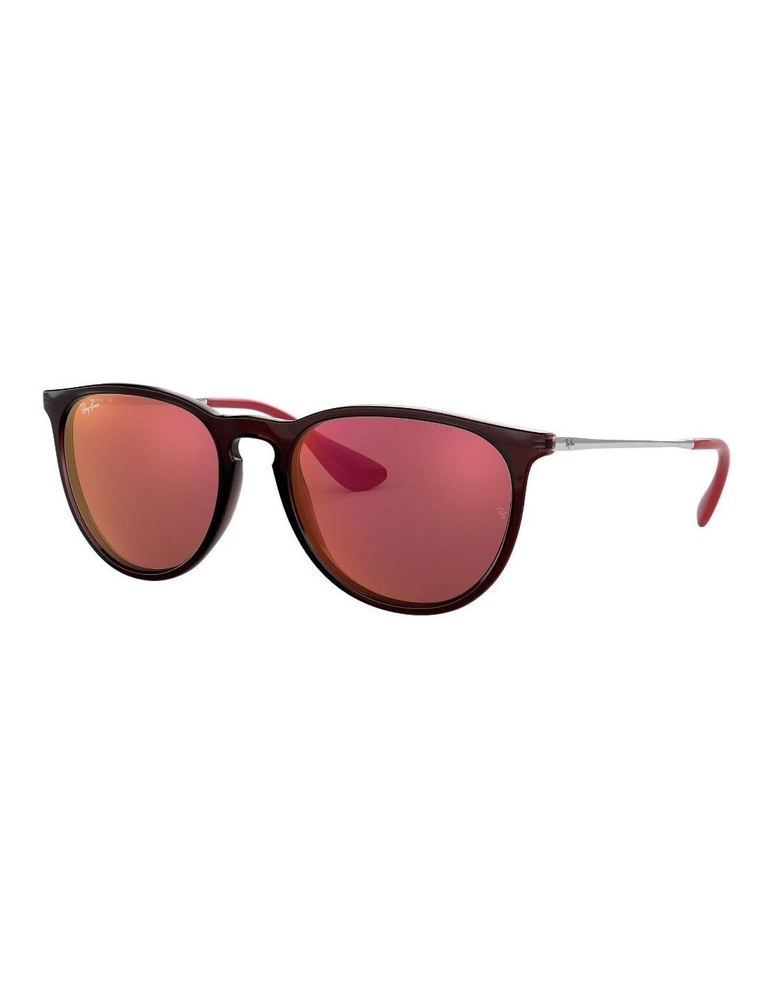 Lentes de sol Ray Ban Rb4171 6339/d0 Erika Mix Rojo Plateado Icon Original