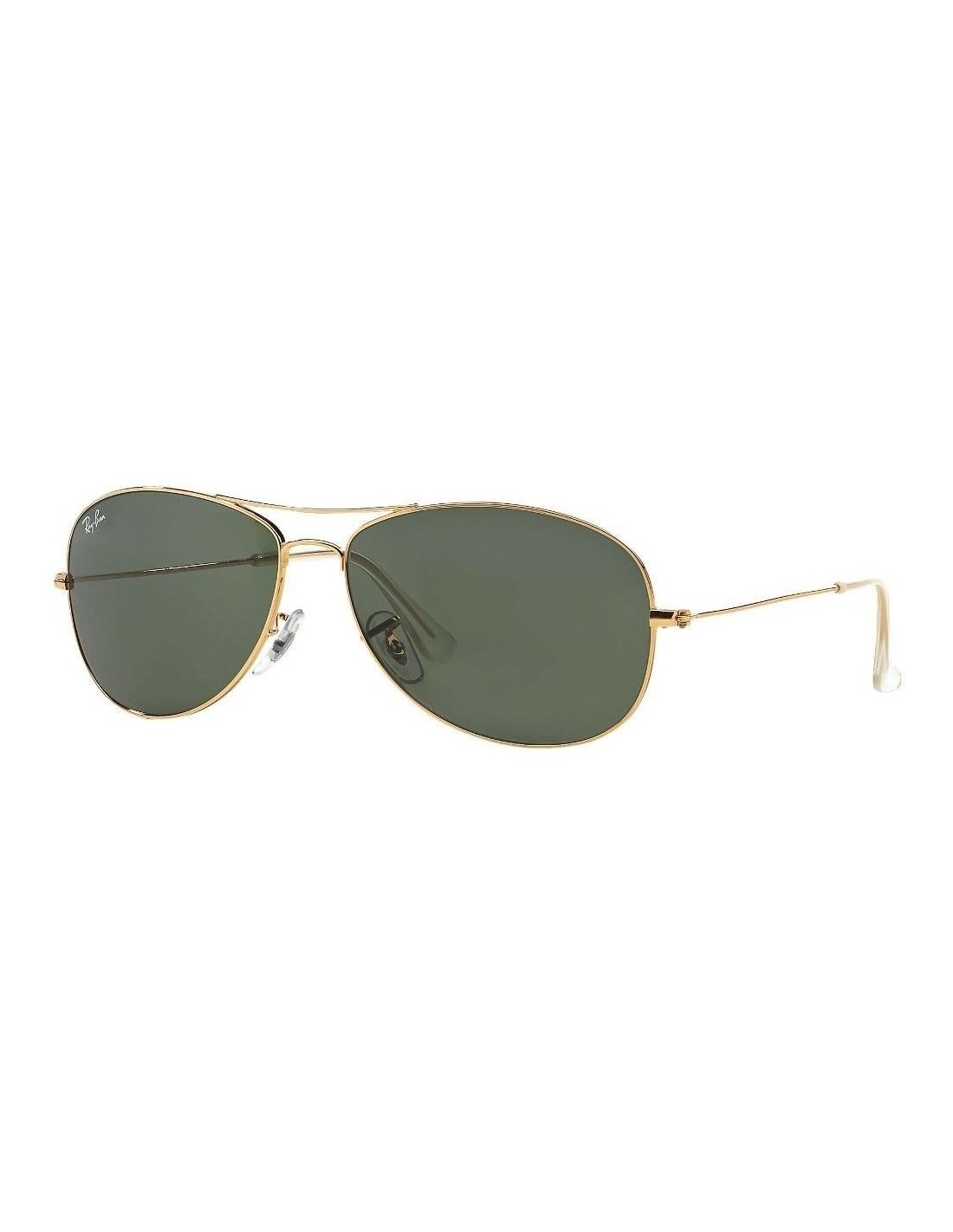 Lentes de sol Ray Ban Rb3362 001 Cockpit Negro G-15 Dorado Gota Piloto
