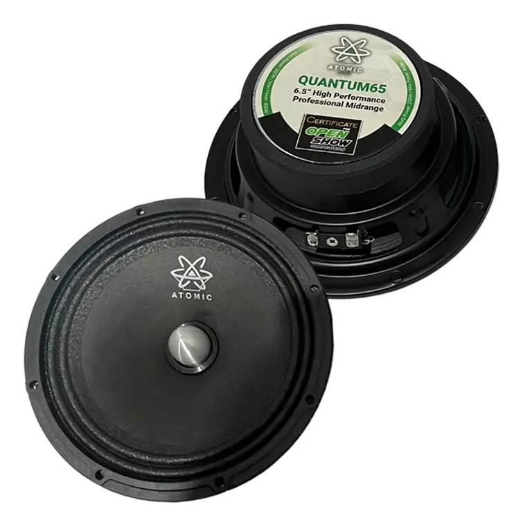 Medios Rangos Atomic Quantum65 6.5 PuLG 200 W 2 Vías Open Show.